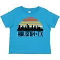 thumbnail image 3 of Inktastic Houston Texas Skyline Retro Boys or Girls Toddler T-Shirt, 3 of 5