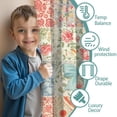 thumbnail image 3 of Pioneer Flower Floral Print Pattern Teens Curtains,Teens Insulated Curtains Set Of 2,Bedroom Essentials,Toddler Room Decor 52"x84", 3 of 5
