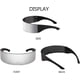 thumbnail image 2 of party all-in-one sunglasses futuristic shade network sunglasses men's women's futuristic punk style, 2 of 5