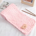 thumbnail image 4 of Knitting Wool Yarn 4 x 100g Multi-Colored Knitting Yarn for Crochet, Soft Chunky Yarn, Light pink, 4 of 5
