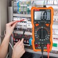 thumbnail image 4 of Amdohai NJTY Mini Digital Multimeter 1999 Counts Multi-functional Non Multi Meter Voltmeter Ammeter Ohmmeter Measuring AC/DC Voltage DC Current Resistance Diode Continuity Test hFE NCV Tester with, 4 of 7