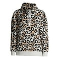 thumbnail image 3 of Secret Treasures Women's and Women's Plus Deluxe Touch Long Sleeve Half Zip Lounge Pajama Sweatshirt, 3 of 6