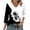 Z-White, variant on MaFYtyTPR 3/4 Sleeve T-shirts for Women Fashion Printing V-neck Comfy Pullover Loose Bloues for Women Z-Black L