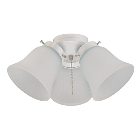 Kit de luces para ventilador de techo Westinghouse 77847 3LGT WHT Fros 3