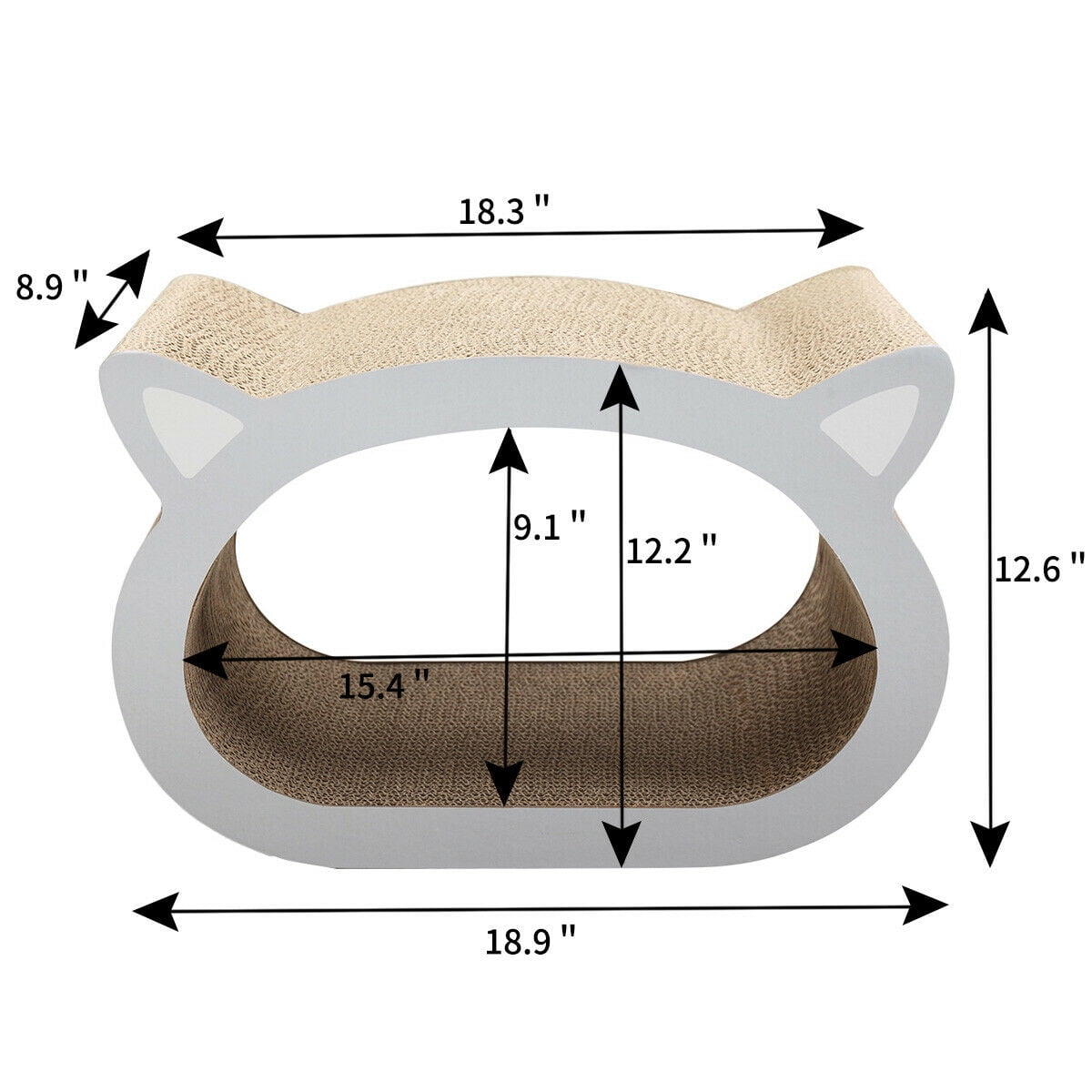 Veryke Cat Scratching Board Lounge Play Rest Sleep Cardboard Bed Mat Pet Scratcher Toys Veryke Cat Scratching Board Lounge Play Rest Sleep Cardboard Bed Mat Pet Scratcher Toys