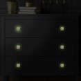 thumbnail image 5 of 4PCS Square Cabinet Fluorescence Knob Glowing in the Dark Furniture Drawer Pulls Handle with Screws Christmas, 5 of 5