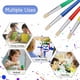 thumbnail image 5 of Juego de pinceles para niños, 4 piezas Kit de pinceles para niños Pinceles para pintar Cabeza plana Cepillo de acuarela con juego de cerdas de cerdo, para niños estudiantes principiantes A, 5 of 5