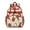 Pioneer Flower Floral, variant on Pioneer Flower Floral Print Pattern Backpack for School,Cute School Bag,Schoolbag with Adjustable Shoulder Straps & Padded Back,15.25"x11.5"x5.25"