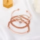 thumbnail image 4 of Brazalete para mujer, regalos para mujer, moda casual vintage, pulsera para mujer, conjunto de joyería de cadena, accesorios para fiesta y boda, pulsera para mujer, 4 of 5