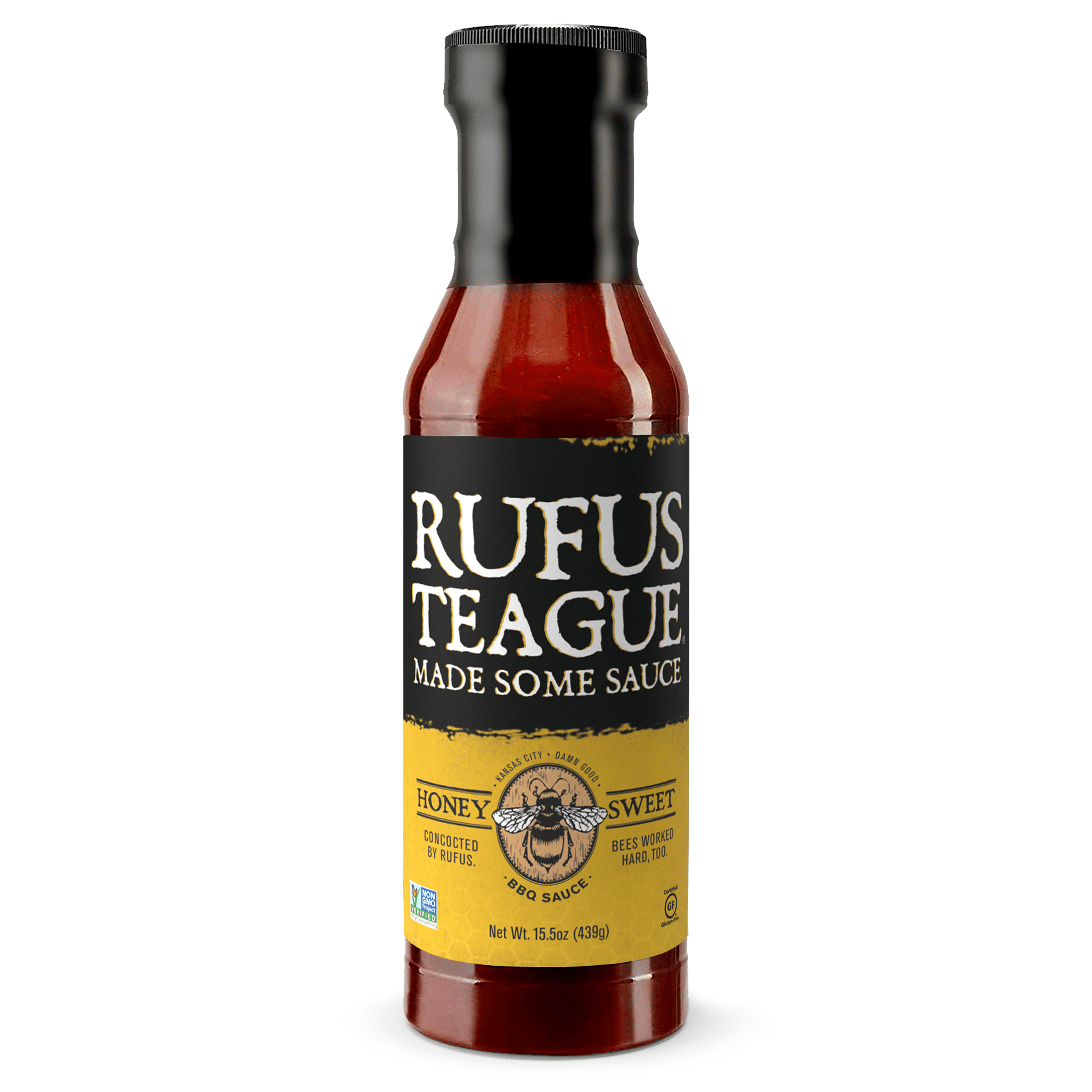 Rufus Teague Honey Sweet BBQ Sauce, 15.5oz