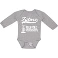 thumbnail image 3 of Inktastic Future Oilfield Roughneck Boys or Girls Long Sleeve Baby Bodysuit, 3 of 5