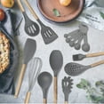 thumbnail image 5 of Kaluns 21 Pcs Wood and Silicone Kitchen Utensils Set for Cooking Household Essentials – Premium Cooking Utensil Set, Gray, 5 of 6