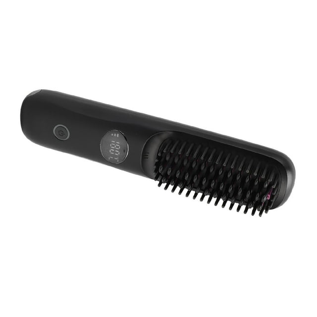 Peine Alisador, Cepillo Alisador De Pelo Inalámbrico Uniforme Calor Pantalla LED Anti Escaldado Para El Hogar