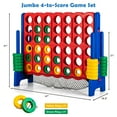 thumbnail image 3 of Costway 4-to-Score Giant Game Set 4-in-a-Row Connect Game W/Net Storage for Kids & Adult, 3 of 10