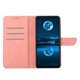 thumbnail image 2 of KAIYANG HT05 Funda para teléfono Samsung Galaxy A12/M12/F12 con estampado de líneas y función atril, de piel sintética con tacto suave, estilo B, color rosa, 2 of 5