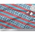 thumbnail image 2 of Soimoi Tissu en Velours Rayé & Imprimé Batik Floral Tissu de Couture Yard 58 Pouces de Large, 2 of 3