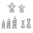 thumbnail image 4 of 7 Piezas DIY Casa Conejo ÁNgulo Vela Molde de Silicona Amor Casa Forma Pastel Chocolate Silicona Aromaterapia DecoracióN del Hogar, 4 of 5