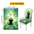 thumbnail image 6 of Xoenoiee Cat Shamrock Print 7 Pcs Table Cloth with Dining Chair Slipcovers Set Rectangle Tablecloth Stretchable Chair Protector Cover St. Patrick's Day Decoration Home Kitchen Dining Room Decoration, 6 of 6