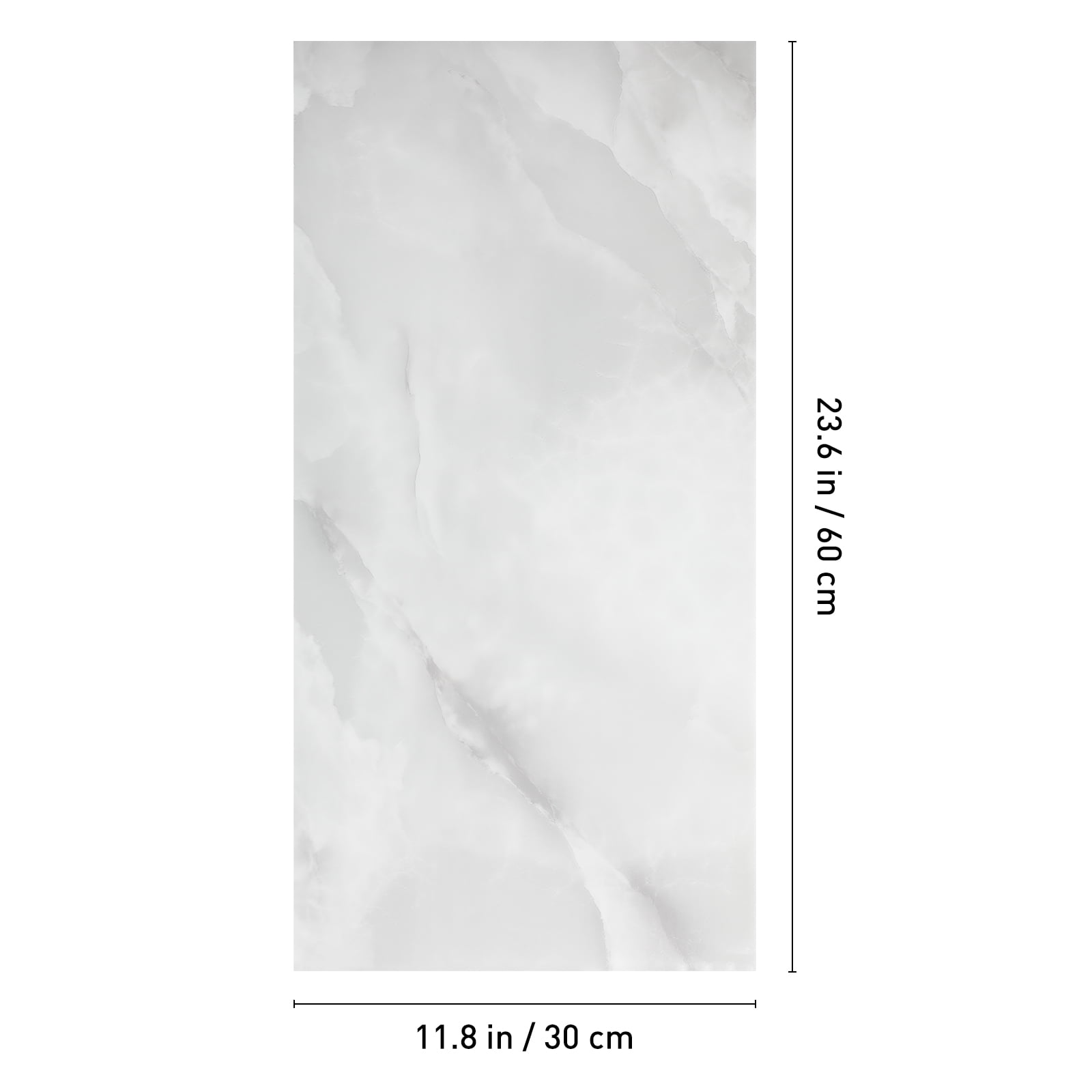 40Pcs Peel And Stick Backsplash For Kitchen Tile Wall Stickers 30 X 60cm Self-Adhesive Tile Decals For Bathroom Home Decor