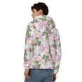 thumbnail image 4 of Naloa Lilies Flowers Men’s Hoodies, Zip up Hoodie, Sweatshirts,Hoodies for Men Sizes S-3XL-X-Large, 4 of 5