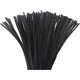 thumbnail image 2 of Limpiadores de pipas para manualidades, 300 unidades de varillas de chenilla de 6 mm x 30 cm, flexibles y flexibles para esculpir, ideales para manualidades y arte (300 unidades, negras), 2 of 5