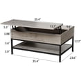 Mecor Lift Top Coffee Table with Hidden Compartment Modern Lift