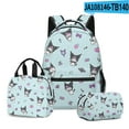 thumbnail image 3 of Kuromi Anime Backpack Set 3 Pieces with Lunch Bag and Pencil Case for Women Men, Fashion Daypack, Classic High Backpack for Teens, Travel Laptop Backpacks, 3 of 11