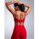 thumbnail image 2 of Sujetador deportivo CRZ YOGA Butterbreeze con cuello redondo, rojo y chile para mujer, 2 of 5