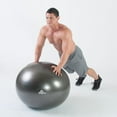 thumbnail image 2 of Black Mountain Products Professional Grade Stability Ball 55cm Black, 2 of 5