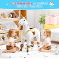 thumbnail image 3 of DEYGIA Unicorn Ride on Toys, Mechanical Cycle Walking Action Plush Animal, Max Load 187 lbs, 3 of 9