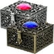 thumbnail image 1 of KAKOWELY 2 cajas delicadas para rosarios, estilo retro, caja decorativa para cuentas de oración, caja vintage para joyería., 1 of 5
