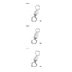 thumbnail image 3 of Eigraketly Conector de pesca Flexible resistente al desgaste Durable ligero rodamiento de bolas barril conectores a presión alta resistencia a la Type4 NO4, 3 of 6