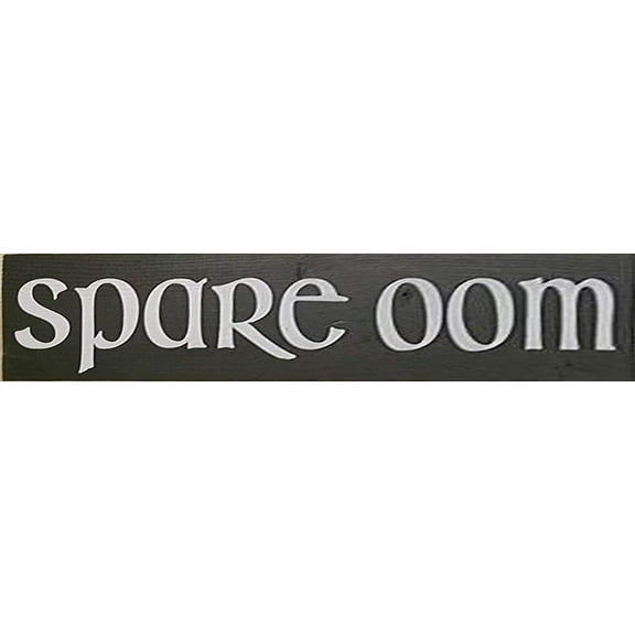 Retro Metal Tin Sign Sweet Spare OOM Sign Funny Home Cave Garage bar Wall Decoration Vintage Metal Sign 4"x16" Present