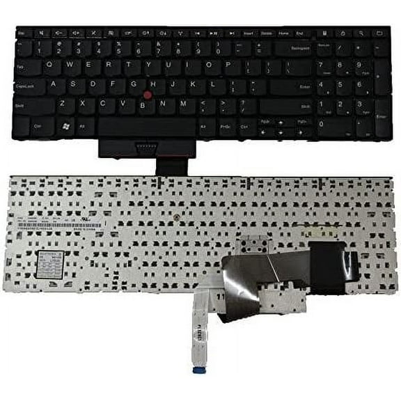 New Laptop Keyboard with trackpoint Replacement for Lenovo IBM Thinkpad Edge E520 E520S E525 Series P/N: 04W0872 04W0836 04W2236 0A62039 41SM0R 0A62075, US Layout Black Color