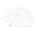 thumbnail image 4 of Cobwebs, Cotton White Reusable 3.6m Round Net Spider Web  For Halloween, 4 of 8