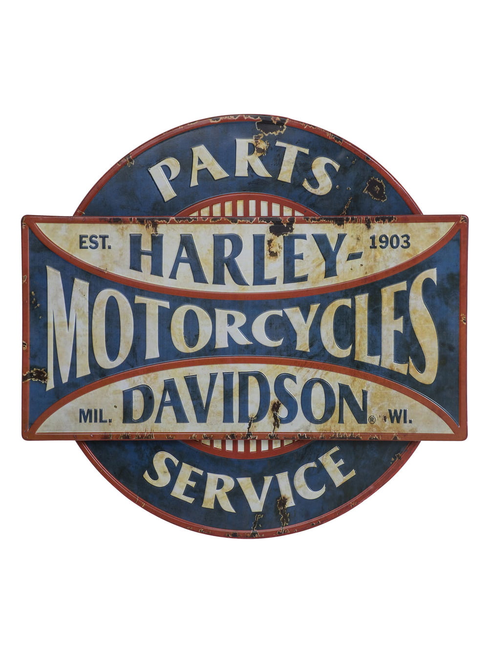 Harley Davidson Motorcycle Garage Premium Oil Can Retro Metal Tin Sign 12x8" NEW 
