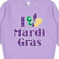 thumbnail image 3 of Inktastic I Love Mardi Gras Toddler Sweatshirt, 3 of 4
