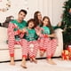 thumbnail image 3 of Ropa de Navidad a juego para la familia, pijamas de Navidad, moda de Año Nuevo, estampado de Papá Noel verde, conjunto para niños y adultos, pijama mameluco para bebé 2024, 3 of 4