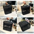 thumbnail image 7 of Makeup Bag - Large Capacity Travel Cosmetic Bag,Mesh Cosmetic Bag Black Mesh Zipper Bag Travel Cosmetic Organizer Travel Cosmetic Bag Organizer Cosmetic Accessories For Daily Or Travel, 7 of 7