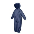 thumbnail image 3 of Splashy Children's One Piece Rain Suit and Mud Suit (Navy, 6), 3 of 3