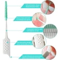 thumbnail image 3 of Dental Floss Picks Soft Silicone interdental Brush Braces for Teeth Disposable Suitable Cleaning Teeth Health(Green 160pcs), 3 of 4