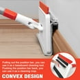 thumbnail image 4 of JEHONN Wall & Baseboard Cleaner Mop Tool with 4 Reusable Pads Red, 4 of 7