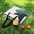 thumbnail image 6 of Cute Witch Frog Picnic Blanket Waterproof Outdoor Beach Blanket Hand-held Pad Suitable for Travel, Camping, Beach, Family Gatherings, 6 of 8