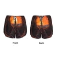 thumbnail image 3 of Balery Tree Hollow Meditating Giraffe Pantalones cortos deportivos para mujer con forro y dos bolsillos, elásticos, para entrenamiento, gimnasio, yoga-XX-Large, 3 of 7