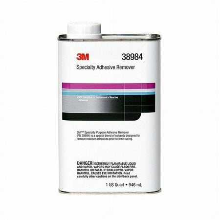 3M 38984 Spec Adhesive Remove, Qt Specialty Adhesive Remover, 1 (Best Adhesive Remover For Car Paint)