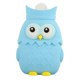 thumbnail image 1 of Hot Water Bottle Microwave Heating Silicone Cartoon Hand Warmer Portable Cute Owl Shape 400ml Light Blue, 1 of 4
