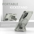thumbnail image 3 of Dteck for Samsung Galaxy A16 5G Phone Case with Built-in Kickstand, for Galaxy A16 Magnetic Case Compatible with MagSafe, Heavy Duty Protection Shockproof Case for Samsung A16 5G,Gray, 3 of 7