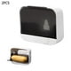 thumbnail image 1 of Jabonera de 2 piezas, soporte para jabonera, estuche para guardar jabón, contenedor de jabón con drenaje para montaje en pared, para ducha, baño, cocina, mantiene el jabón seco, sin perforaciones, 1 of 5