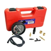 HFS (R) Carburetor Valve Fuel Pump Pressure & Vacuum Tester Gauge Test Kit, Car & Truck Universal