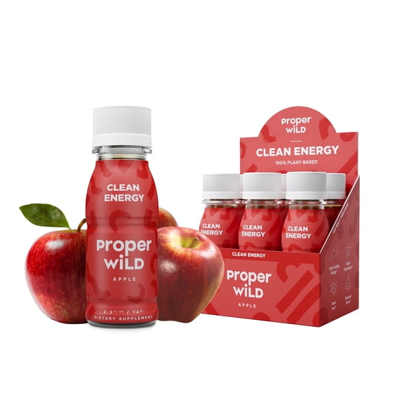 Proper Wild, Natural Clean Energy Shots, Apple, 6-Pack - Walmart.com